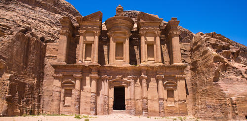 Antiker Tempel in Petra