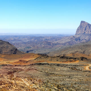 Blick auf Jebel Shams