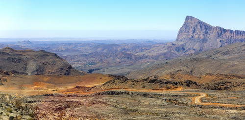 Blick auf Jebel Shams