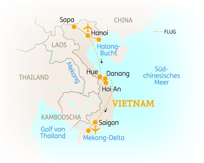 15 Tage Vietnam Rundreise Höhepunkte Mekong 2020