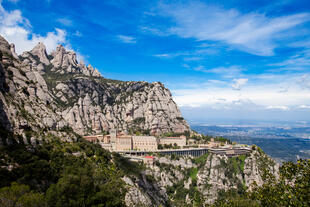 Blick auf Montserrat