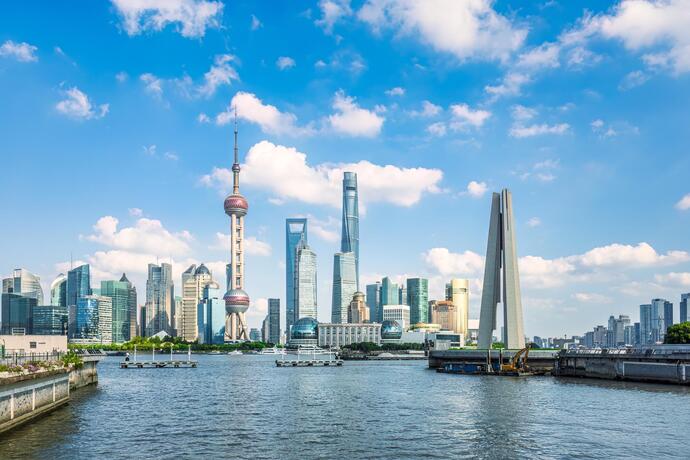 Skyline von Shanghai
