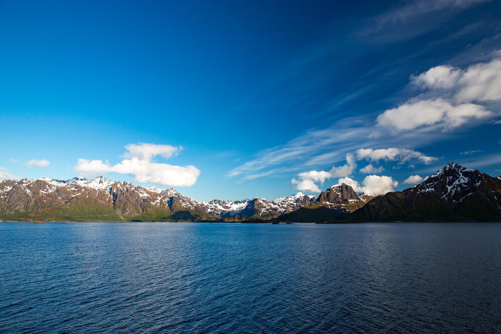 Berglandschaften bei Sortland
