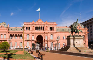 Casa Rosada - der Regierungssitz des Presidenten in Buenos Aires
