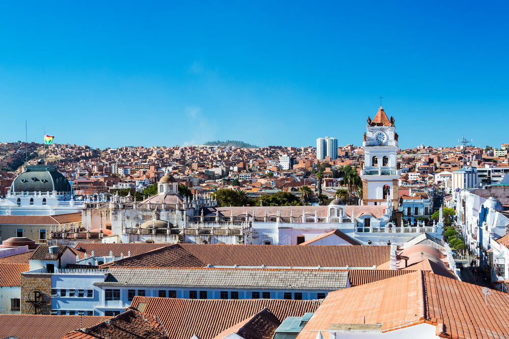 Aussicht auf die Stadt Sucre