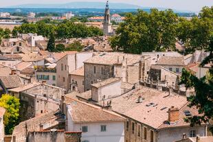 Blick auf Avignons Dächer