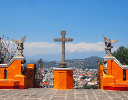 Blick über Puebla