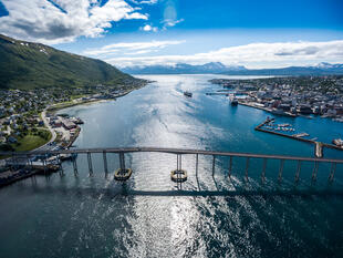 Brücke in Tromsø