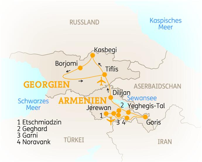 15 Tage Armenien Rundreise Wandern und Kultur 2021