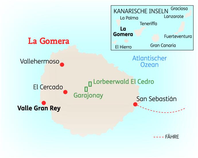 8 Tage Kanaren Reise La Gomera Wanderung 2020