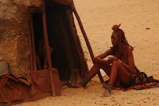 Frau aus dem Stamm der Himba