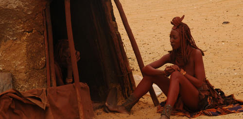 Frau aus dem Stamm der Himba