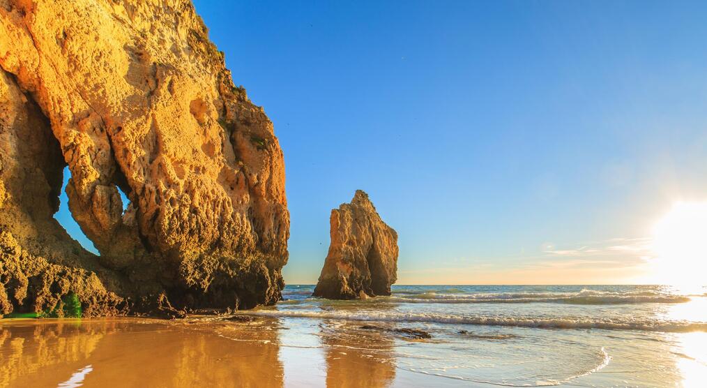 Meerblick Küste Algarve Portugal Reisen 