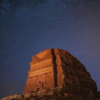 AlUla bei Nacht