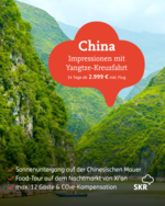 China: Impressionen mit Yangtze-Kreuzfahrt