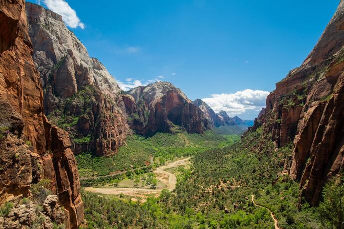 Der Zion Nationalpark in den USA