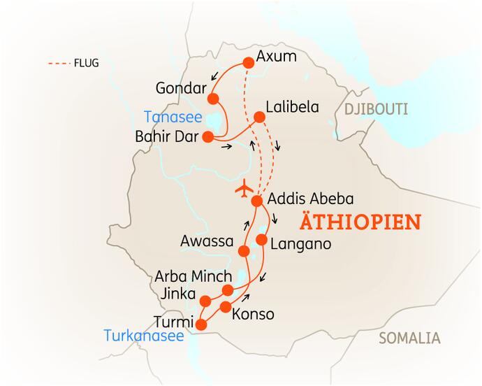 15 Tage Äthiopien Rundreise Höhepunkte 2020