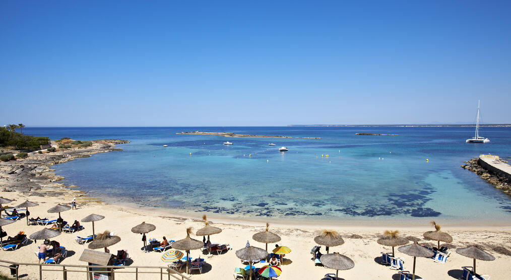 Ausblick auf Strand