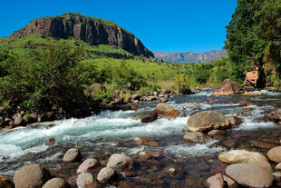 Fluss am Drakensberg