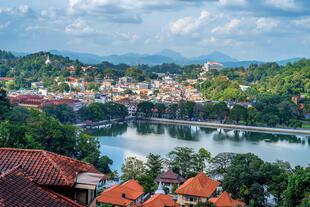 Aussicht auf Kandy