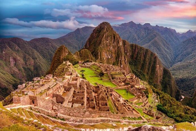 Blick auf Machu Picchu