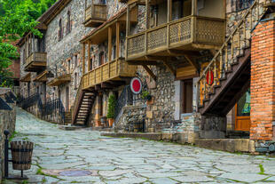 Alte Straße in Dilijan