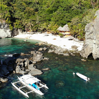 Arial View Apo Island