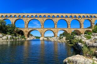 Das römische Aquädukt Pont du Gard