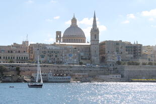 Panorama der Stadt Valletta