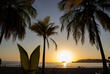 Playa Sámara bei Sonnenuntergang