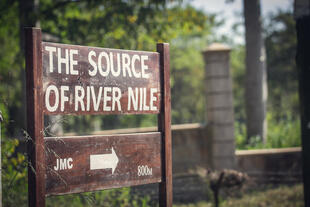 Schild zur Nilquelle