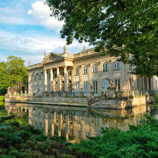 Lazienki Park in Warschau