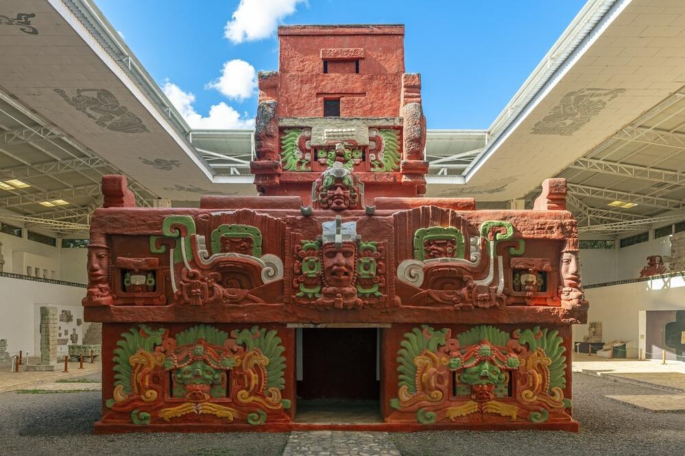 Copán Maya Stätte Rosalila Tempel