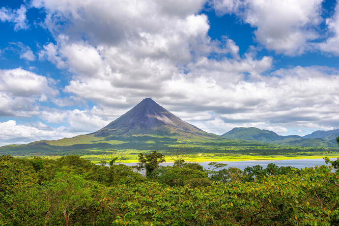 Das Vulkan Arenal in Costa Rica