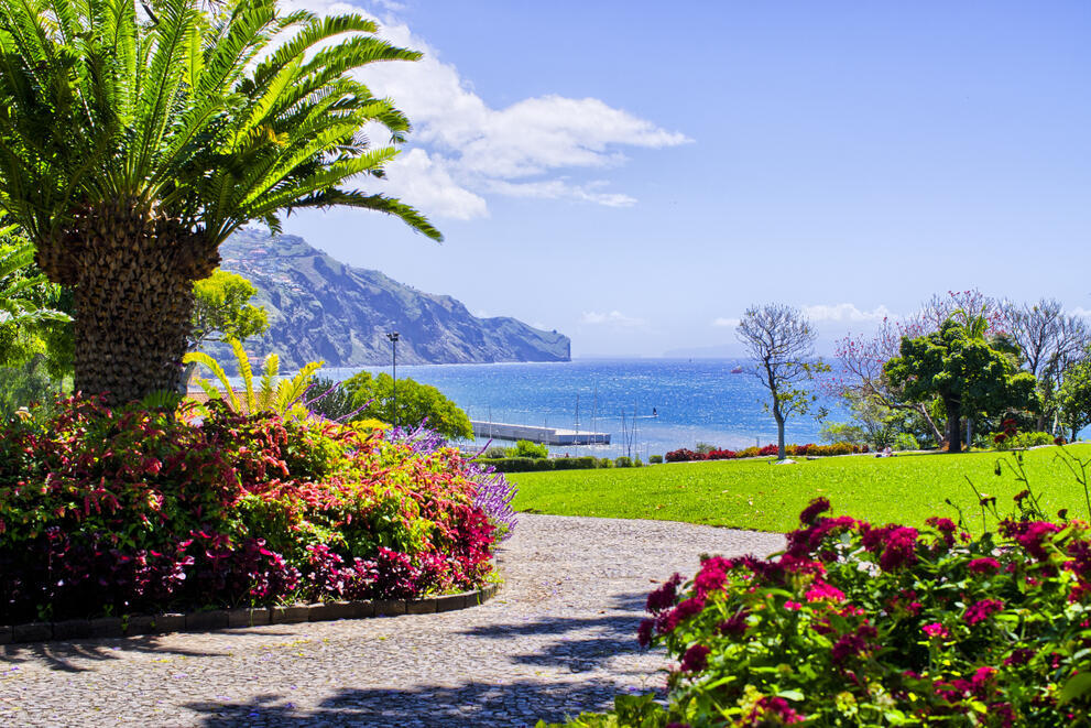 Parkgelände in Funchal