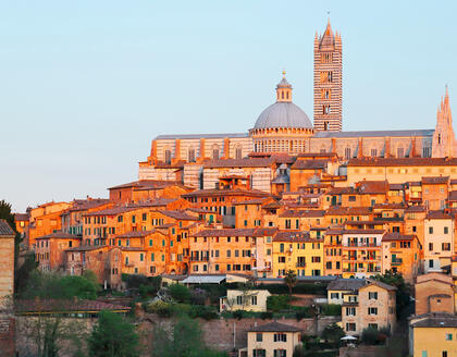 Blick auf Siena