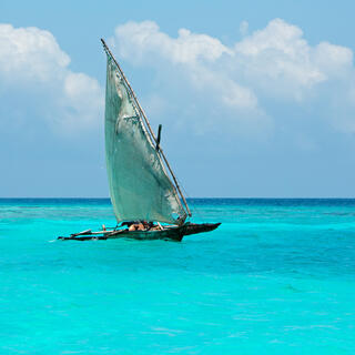 Traditionelles Segelboot
