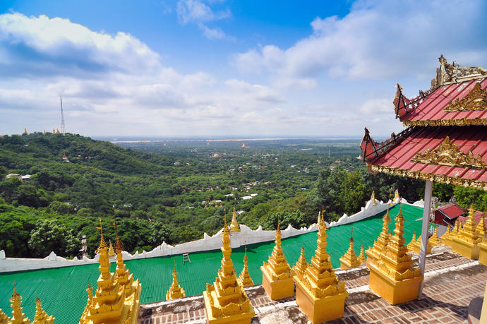 Blick von Mandalay Hill
