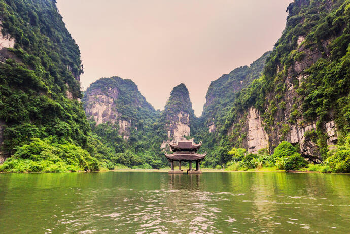  Van Long-Naturpark in Vietnam