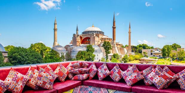 Hagia Sophia in Istanbul bei einer Türkei-Reise