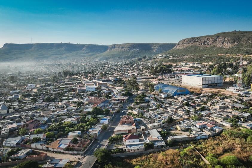 Blick auf Lubango