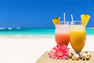 Cocktails am Strand