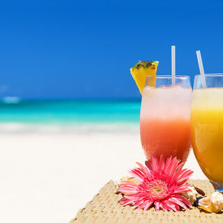 Cocktails am Strand