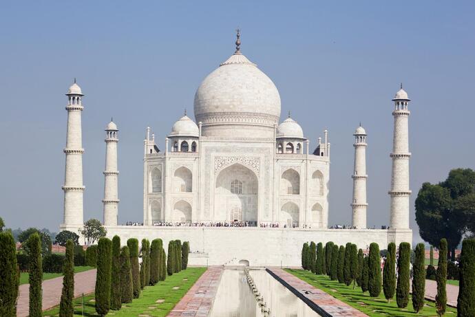 Das Taj Mahal in Agra