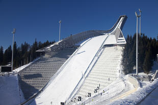 Aufsprungbahn im Holmenkollen Skistadion