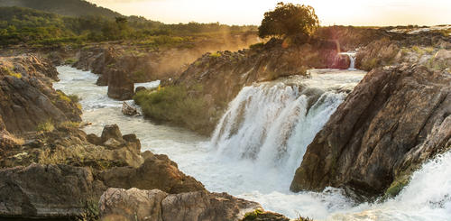 Mekong Wasserfall