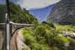mit der Flåmsbahn durch Berglandschaften