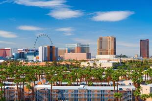 Blick auf Las Vegas 