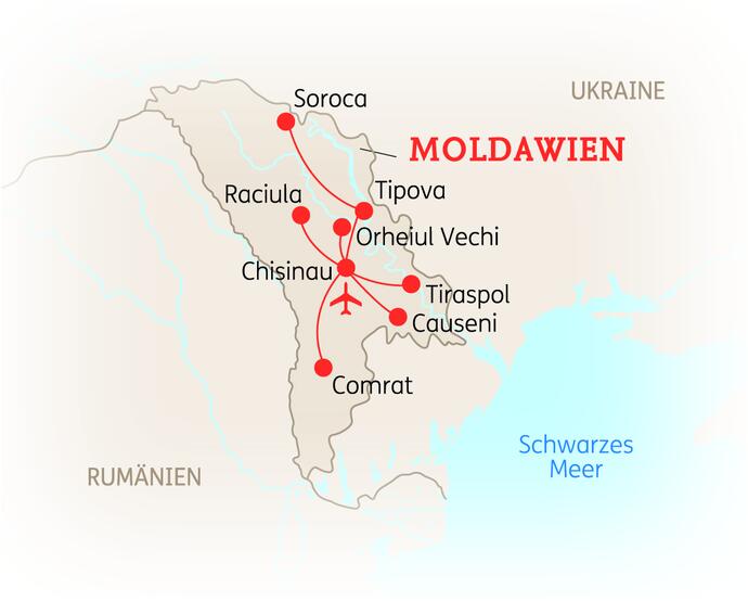 8 Tage Rundreise Moldawien Höhepunkte Reise 2022