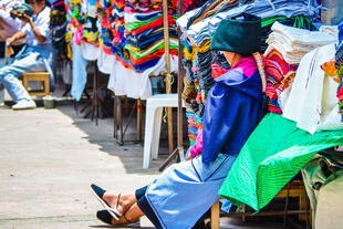 Indigener Markt in Otavalo